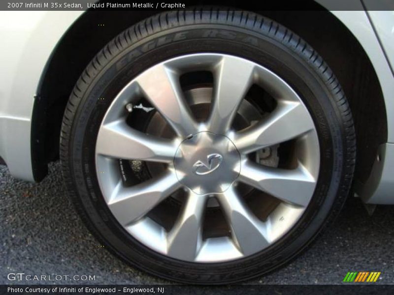 Liquid Platinum Metallic / Graphite 2007 Infiniti M 35x Sedan
