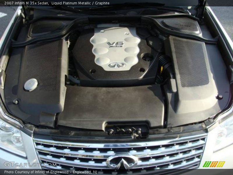 Liquid Platinum Metallic / Graphite 2007 Infiniti M 35x Sedan