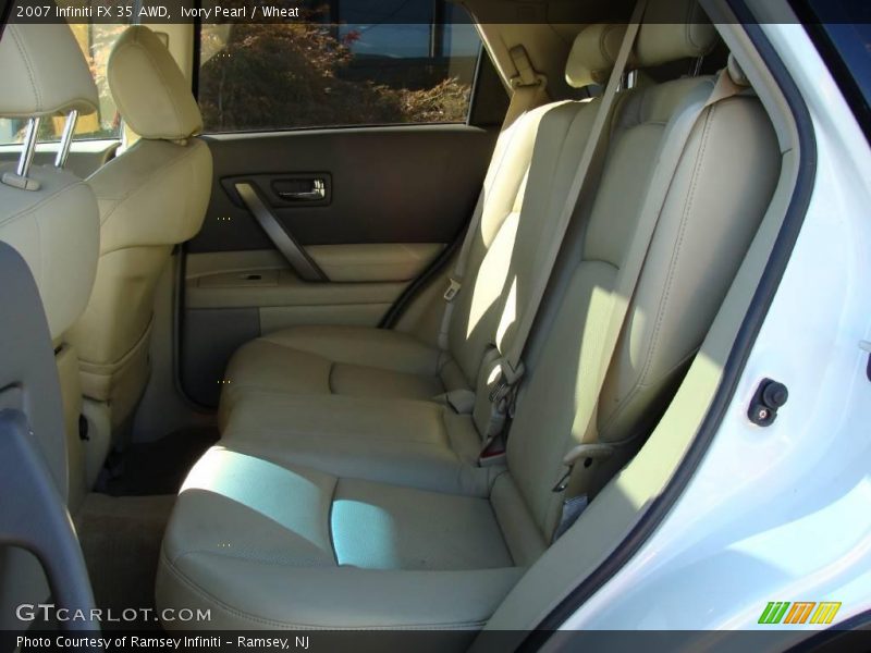 Ivory Pearl / Wheat 2007 Infiniti FX 35 AWD