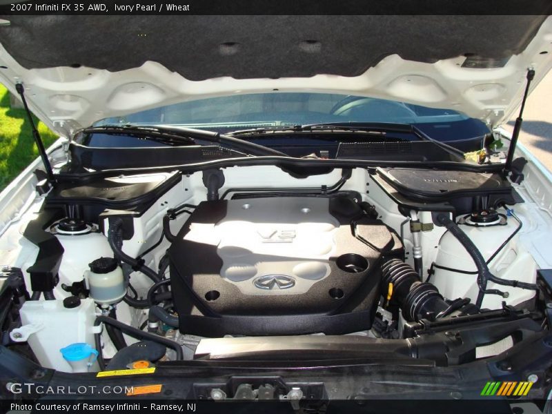 Ivory Pearl / Wheat 2007 Infiniti FX 35 AWD