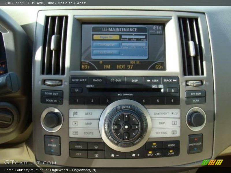 Black Obsidian / Wheat 2007 Infiniti FX 35 AWD