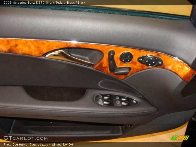 Black / Black 2008 Mercedes-Benz E 350 4Matic Sedan