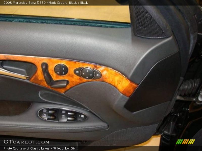 Black / Black 2008 Mercedes-Benz E 350 4Matic Sedan