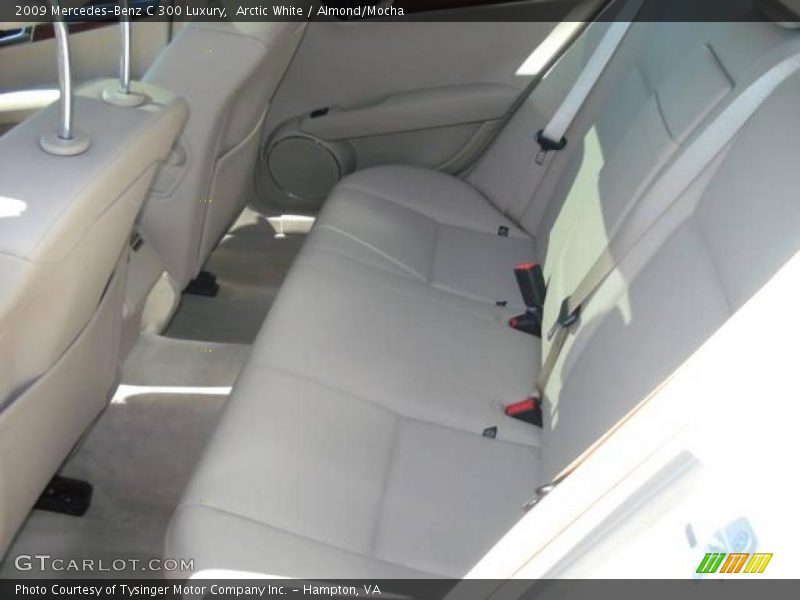 Arctic White / Almond/Mocha 2009 Mercedes-Benz C 300 Luxury