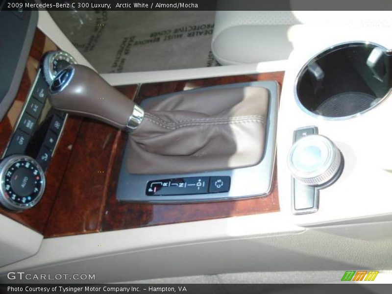 Arctic White / Almond/Mocha 2009 Mercedes-Benz C 300 Luxury