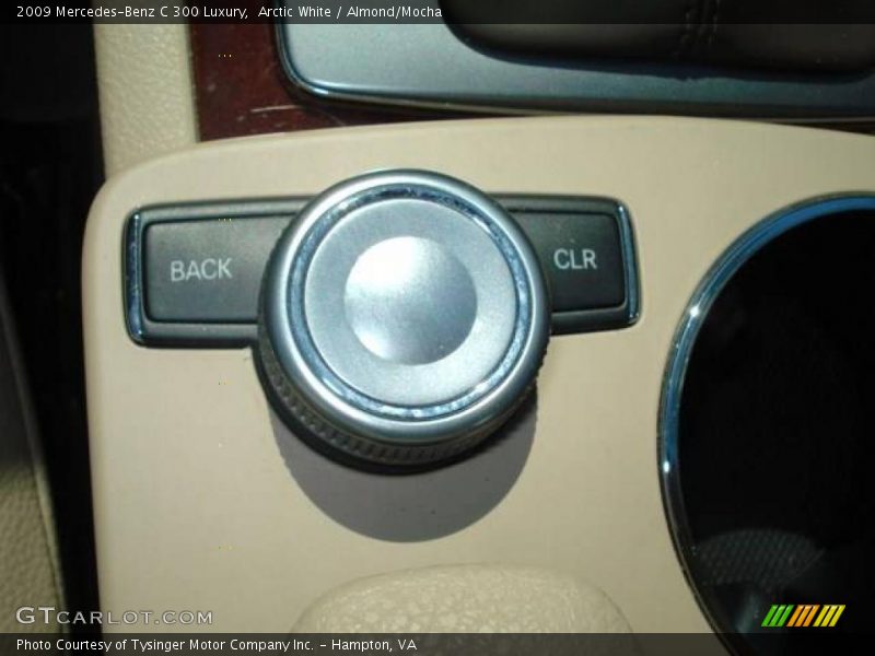 Arctic White / Almond/Mocha 2009 Mercedes-Benz C 300 Luxury