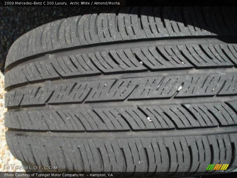 Arctic White / Almond/Mocha 2009 Mercedes-Benz C 300 Luxury