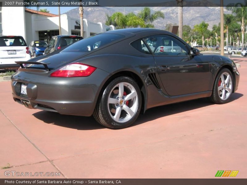 Slate Grey Metallic / Black 2007 Porsche Cayman S