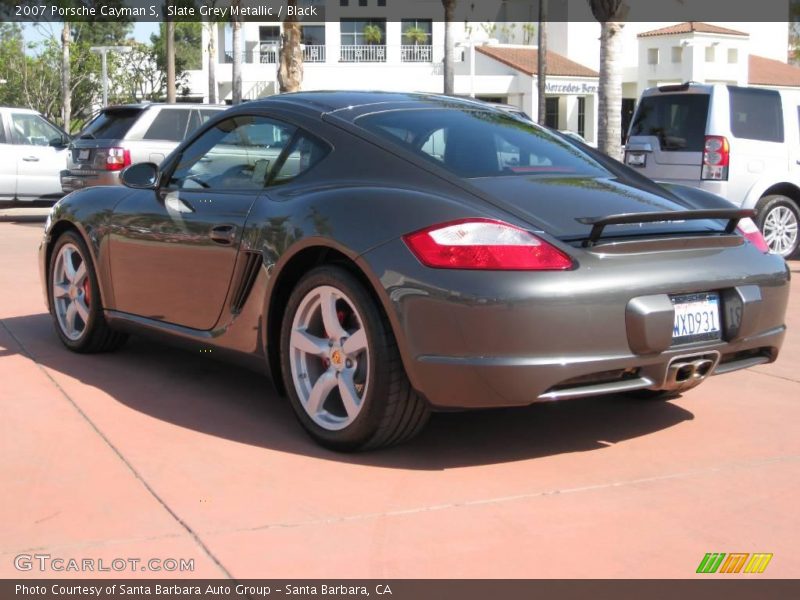Slate Grey Metallic / Black 2007 Porsche Cayman S