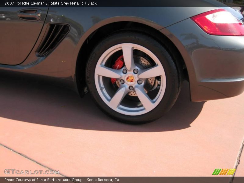 Slate Grey Metallic / Black 2007 Porsche Cayman S