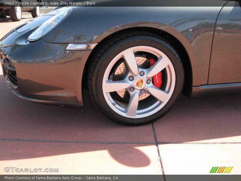 Slate Grey Metallic / Black 2007 Porsche Cayman S