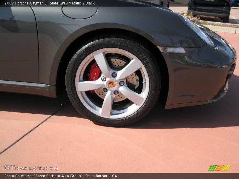 Slate Grey Metallic / Black 2007 Porsche Cayman S