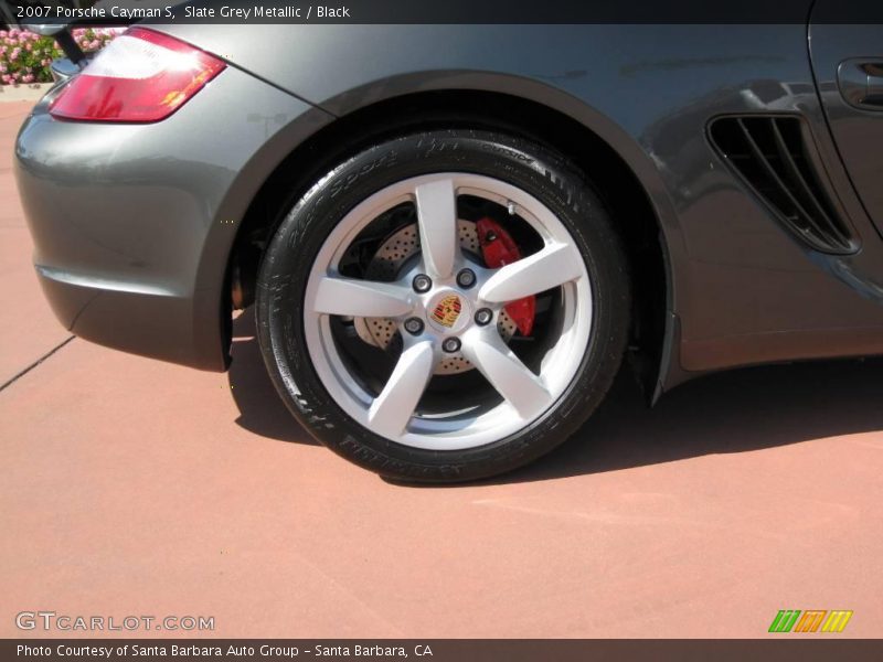 Slate Grey Metallic / Black 2007 Porsche Cayman S