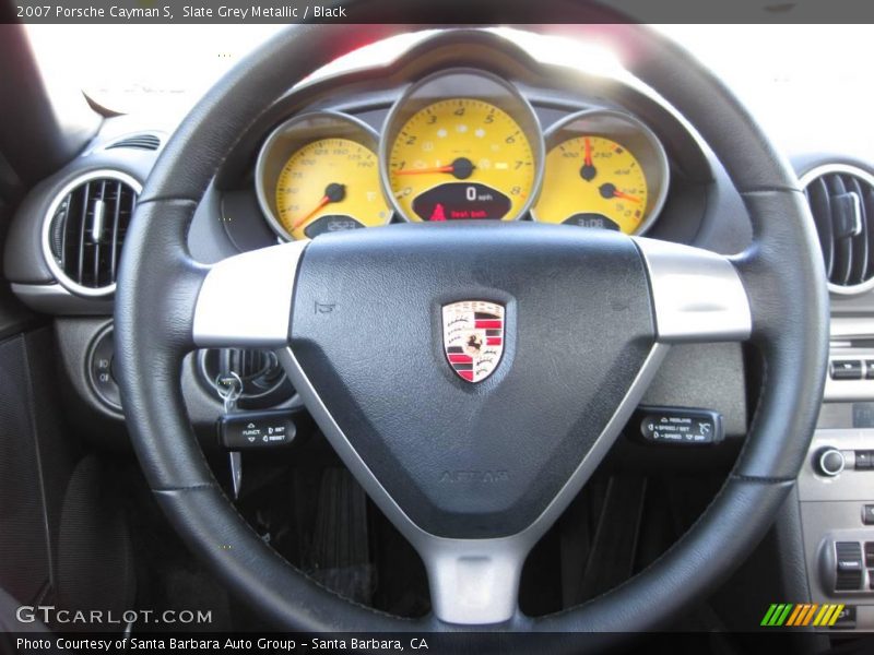 Slate Grey Metallic / Black 2007 Porsche Cayman S