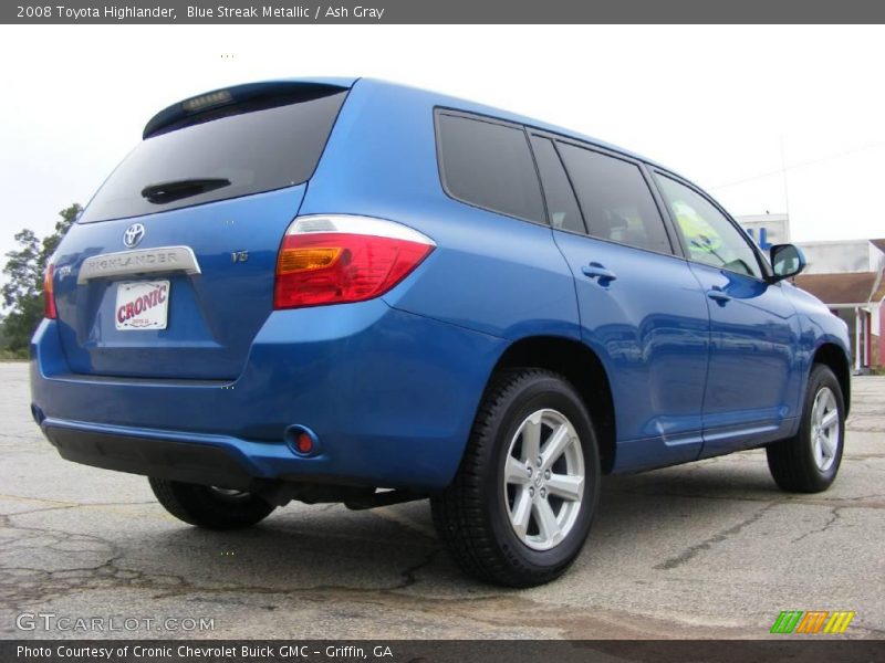 Blue Streak Metallic / Ash Gray 2008 Toyota Highlander