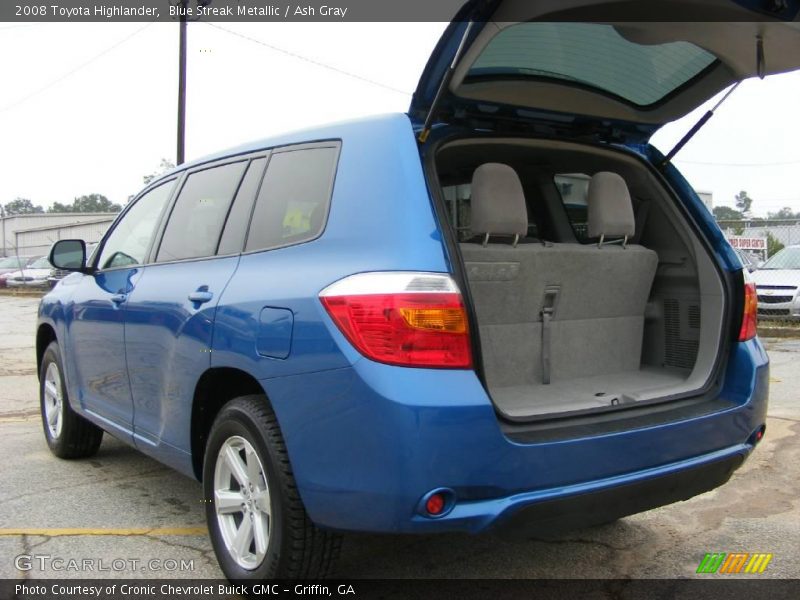 Blue Streak Metallic / Ash Gray 2008 Toyota Highlander