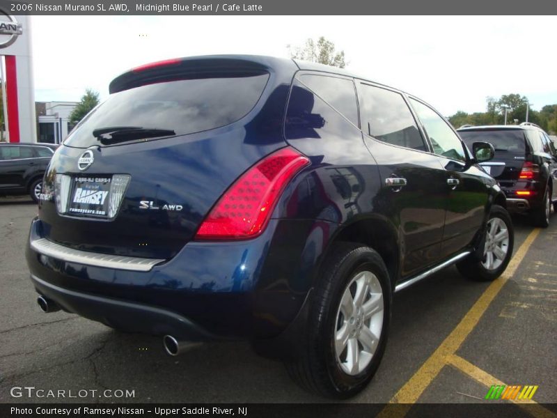 Midnight Blue Pearl / Cafe Latte 2006 Nissan Murano SL AWD