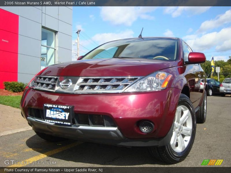 Merlot Pearl / Cafe Latte 2006 Nissan Murano S AWD
