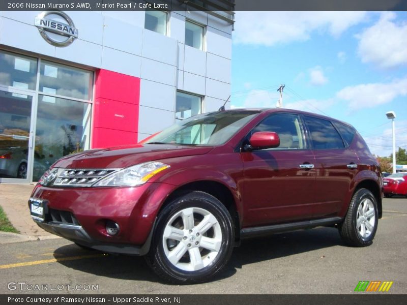 Merlot Pearl / Cafe Latte 2006 Nissan Murano S AWD