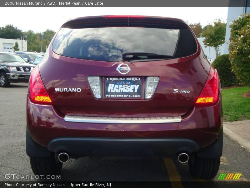 Merlot Pearl / Cafe Latte 2006 Nissan Murano S AWD