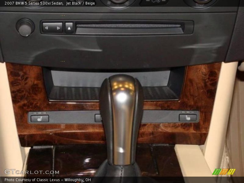 Jet Black / Beige 2007 BMW 5 Series 530xi Sedan