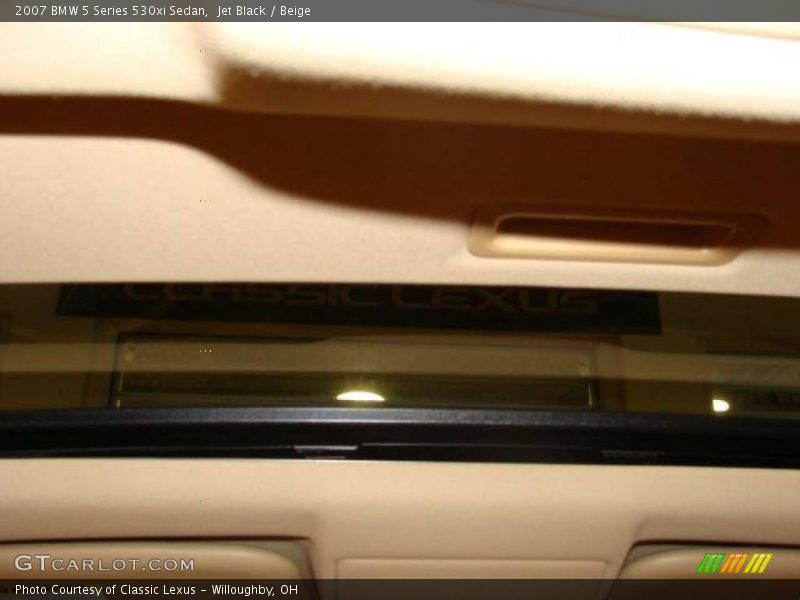 Jet Black / Beige 2007 BMW 5 Series 530xi Sedan