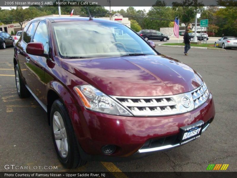 Merlot Pearl / Cafe Latte 2006 Nissan Murano S AWD