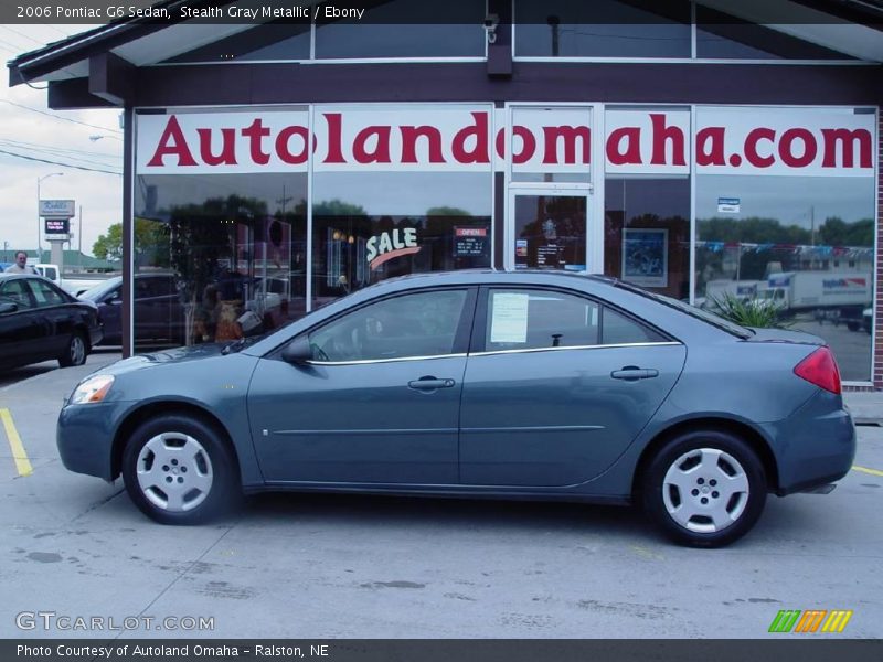 Stealth Gray Metallic / Ebony 2006 Pontiac G6 Sedan