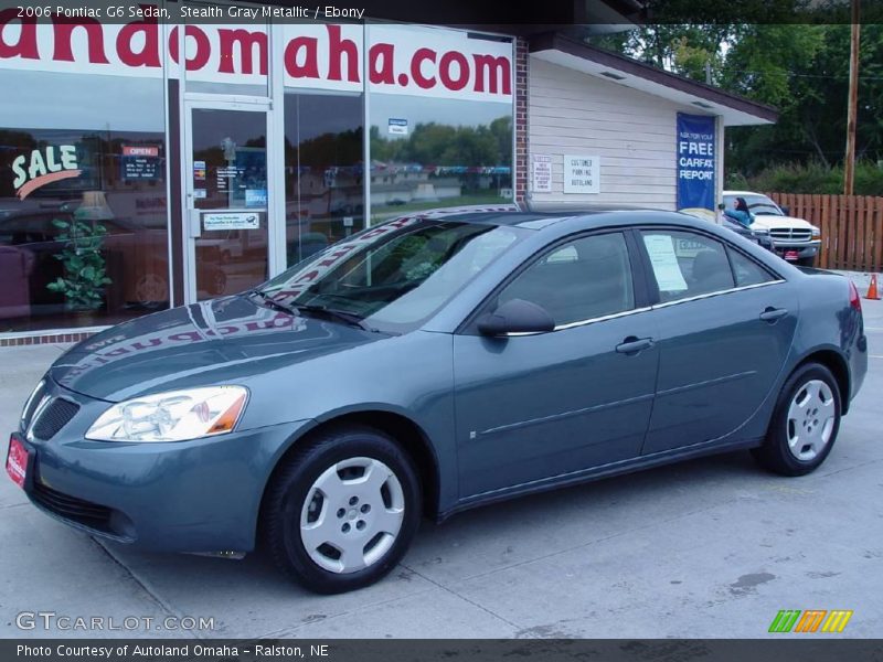 Stealth Gray Metallic / Ebony 2006 Pontiac G6 Sedan