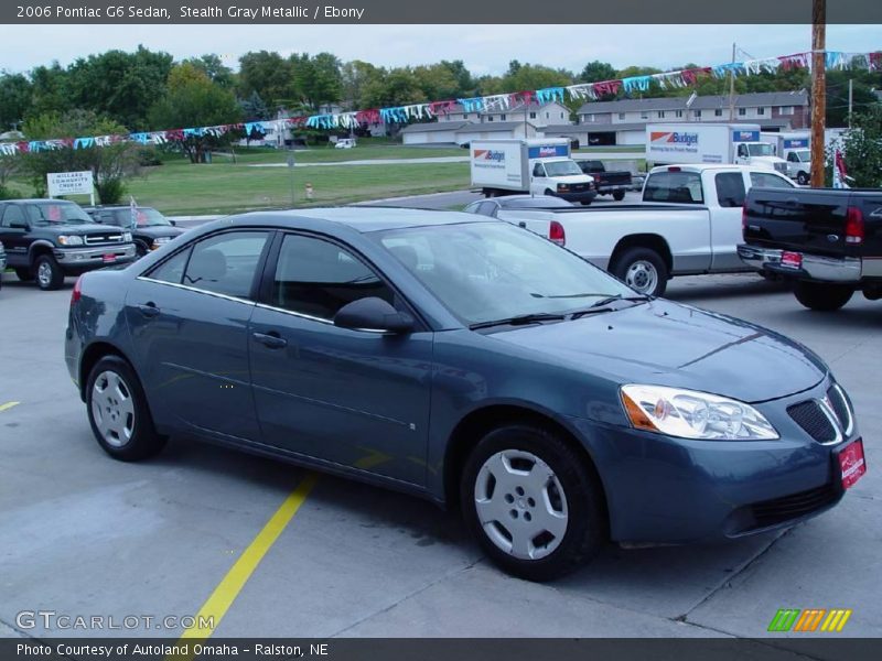 Stealth Gray Metallic / Ebony 2006 Pontiac G6 Sedan
