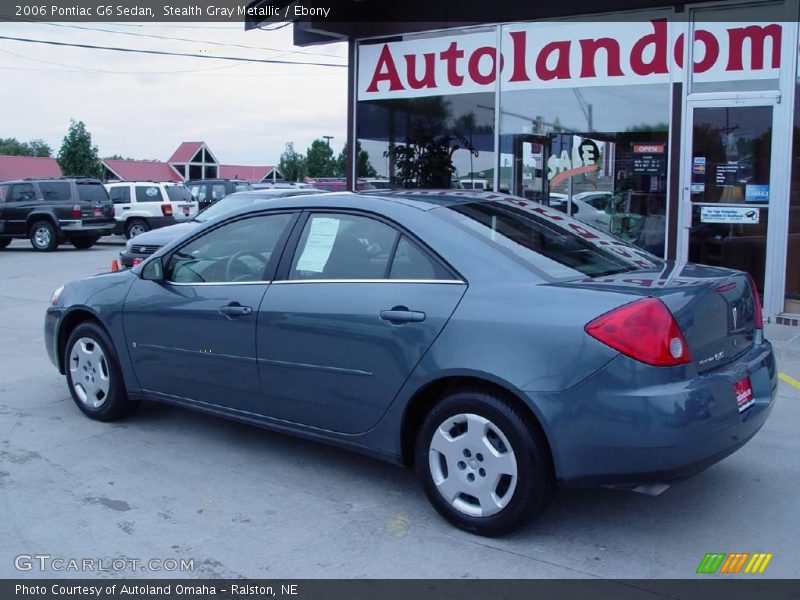 Stealth Gray Metallic / Ebony 2006 Pontiac G6 Sedan