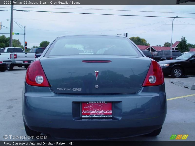 Stealth Gray Metallic / Ebony 2006 Pontiac G6 Sedan