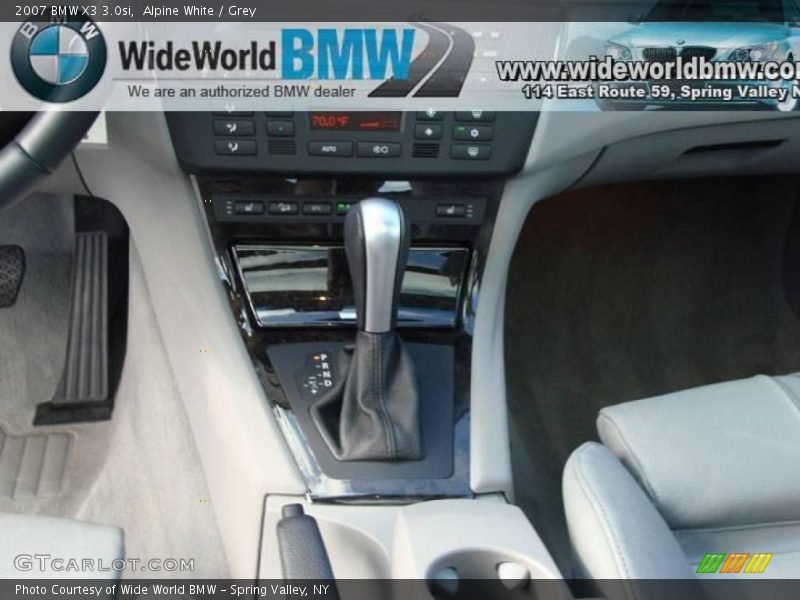 Alpine White / Grey 2007 BMW X3 3.0si