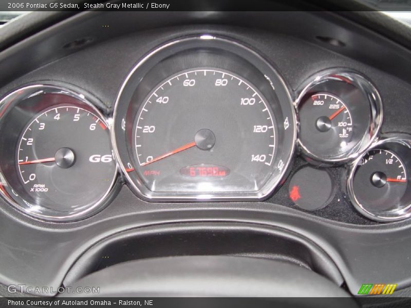 Stealth Gray Metallic / Ebony 2006 Pontiac G6 Sedan