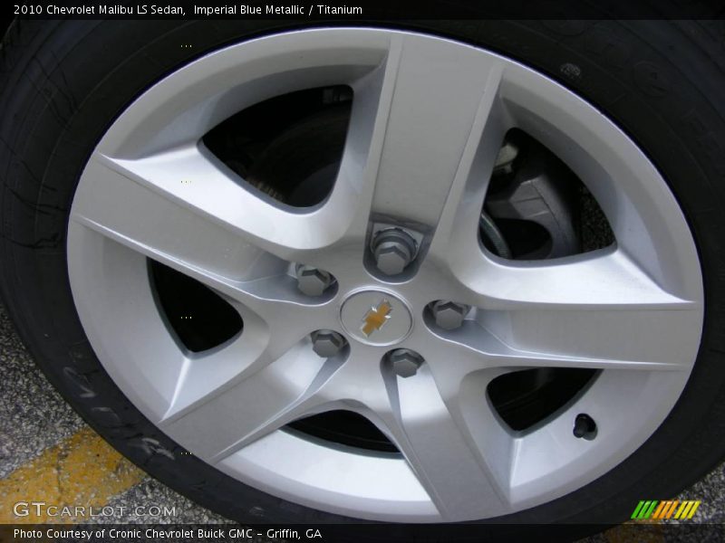 Imperial Blue Metallic / Titanium 2010 Chevrolet Malibu LS Sedan
