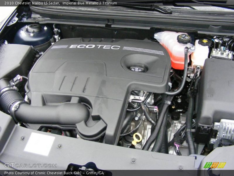 Imperial Blue Metallic / Titanium 2010 Chevrolet Malibu LS Sedan