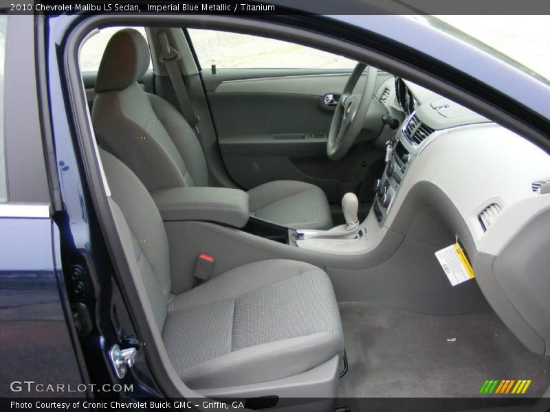 Imperial Blue Metallic / Titanium 2010 Chevrolet Malibu LS Sedan