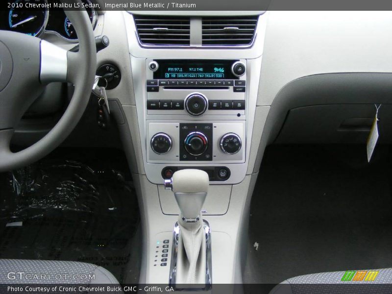 Imperial Blue Metallic / Titanium 2010 Chevrolet Malibu LS Sedan