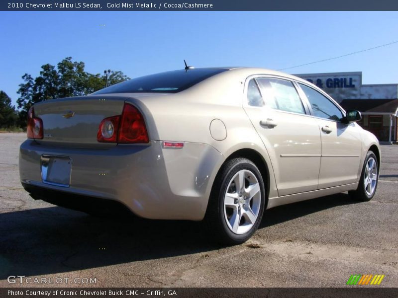 Gold Mist Metallic / Cocoa/Cashmere 2010 Chevrolet Malibu LS Sedan
