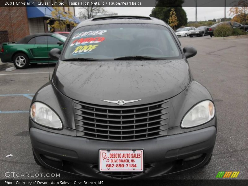 Taupe Frost Metallic / Taupe/Pearl Beige 2001 Chrysler PT Cruiser Limited