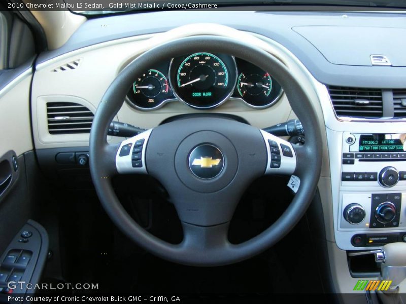 Gold Mist Metallic / Cocoa/Cashmere 2010 Chevrolet Malibu LS Sedan