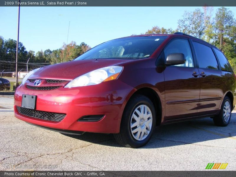 Salsa Red Pearl / Stone 2009 Toyota Sienna LE