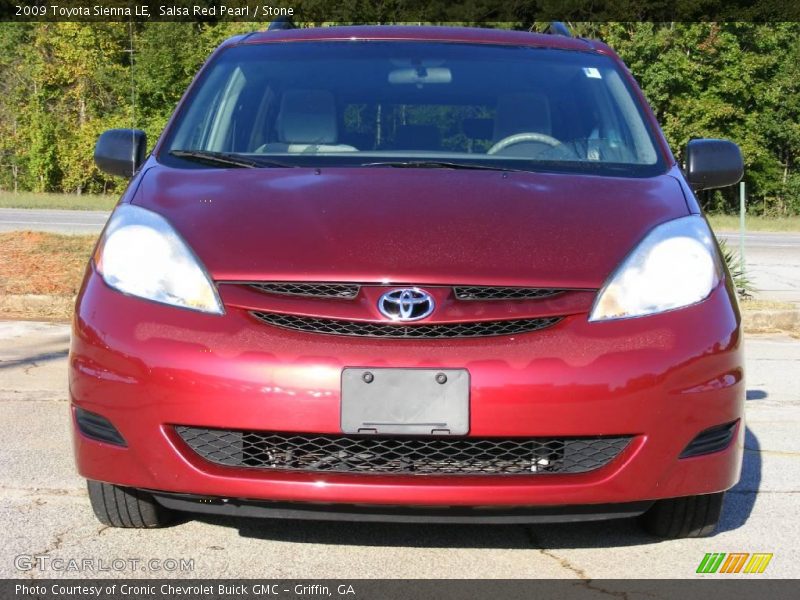 Salsa Red Pearl / Stone 2009 Toyota Sienna LE