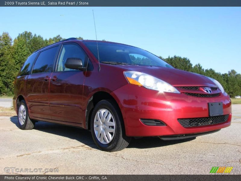 Salsa Red Pearl / Stone 2009 Toyota Sienna LE