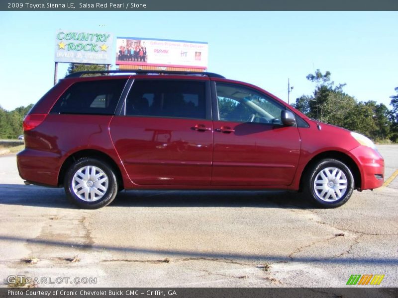 Salsa Red Pearl / Stone 2009 Toyota Sienna LE