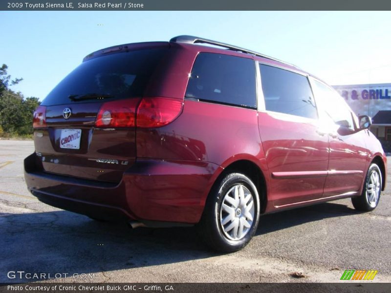 Salsa Red Pearl / Stone 2009 Toyota Sienna LE