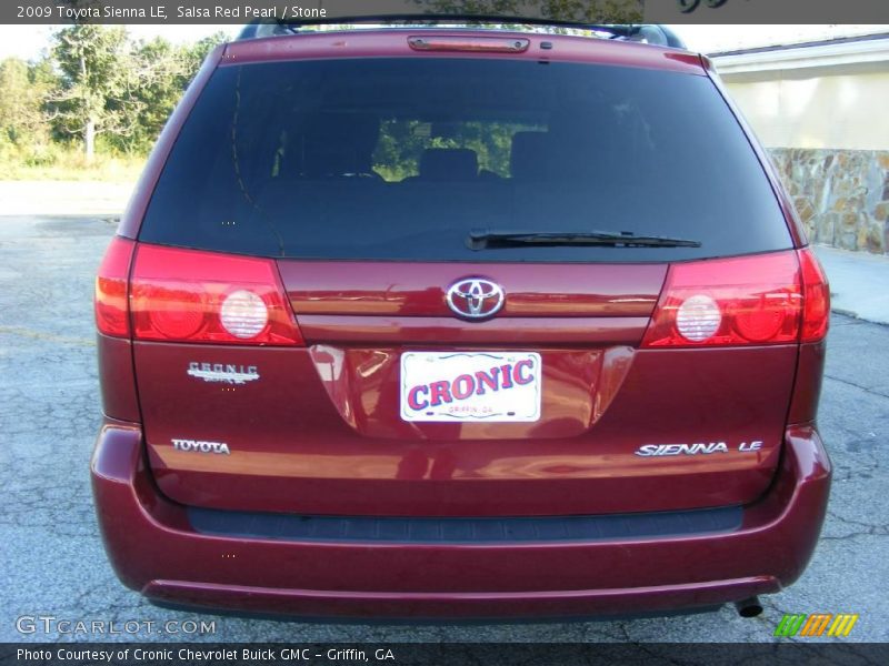 Salsa Red Pearl / Stone 2009 Toyota Sienna LE