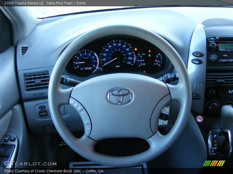 Salsa Red Pearl / Stone 2009 Toyota Sienna LE