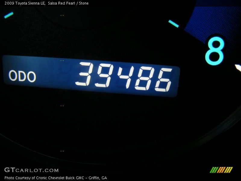 Salsa Red Pearl / Stone 2009 Toyota Sienna LE
