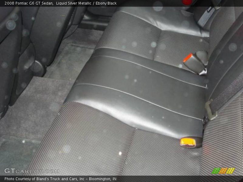 Liquid Silver Metallic / Ebony Black 2008 Pontiac G6 GT Sedan